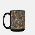 Woodland Camo Mug Deluxe 15oz. Black