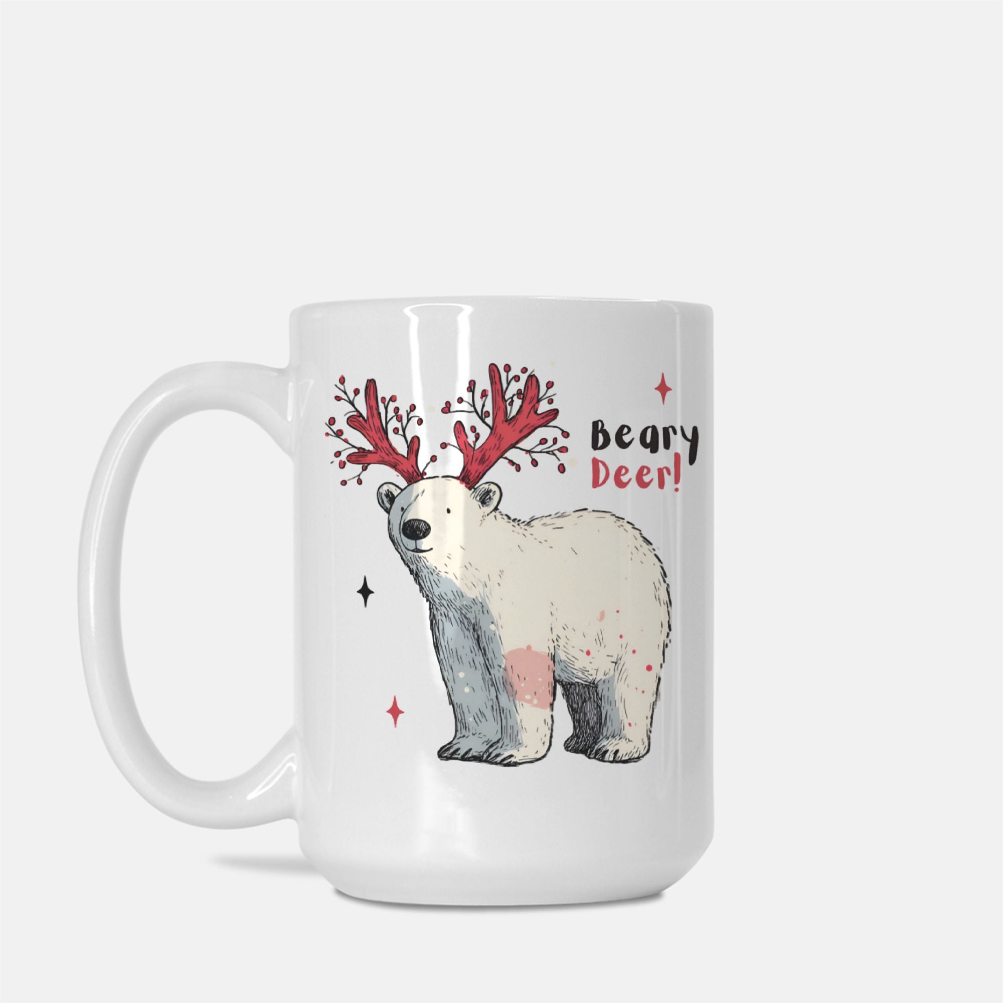 Christmas Polar Bear - Beary Dear Mug Deluxe 15oz.