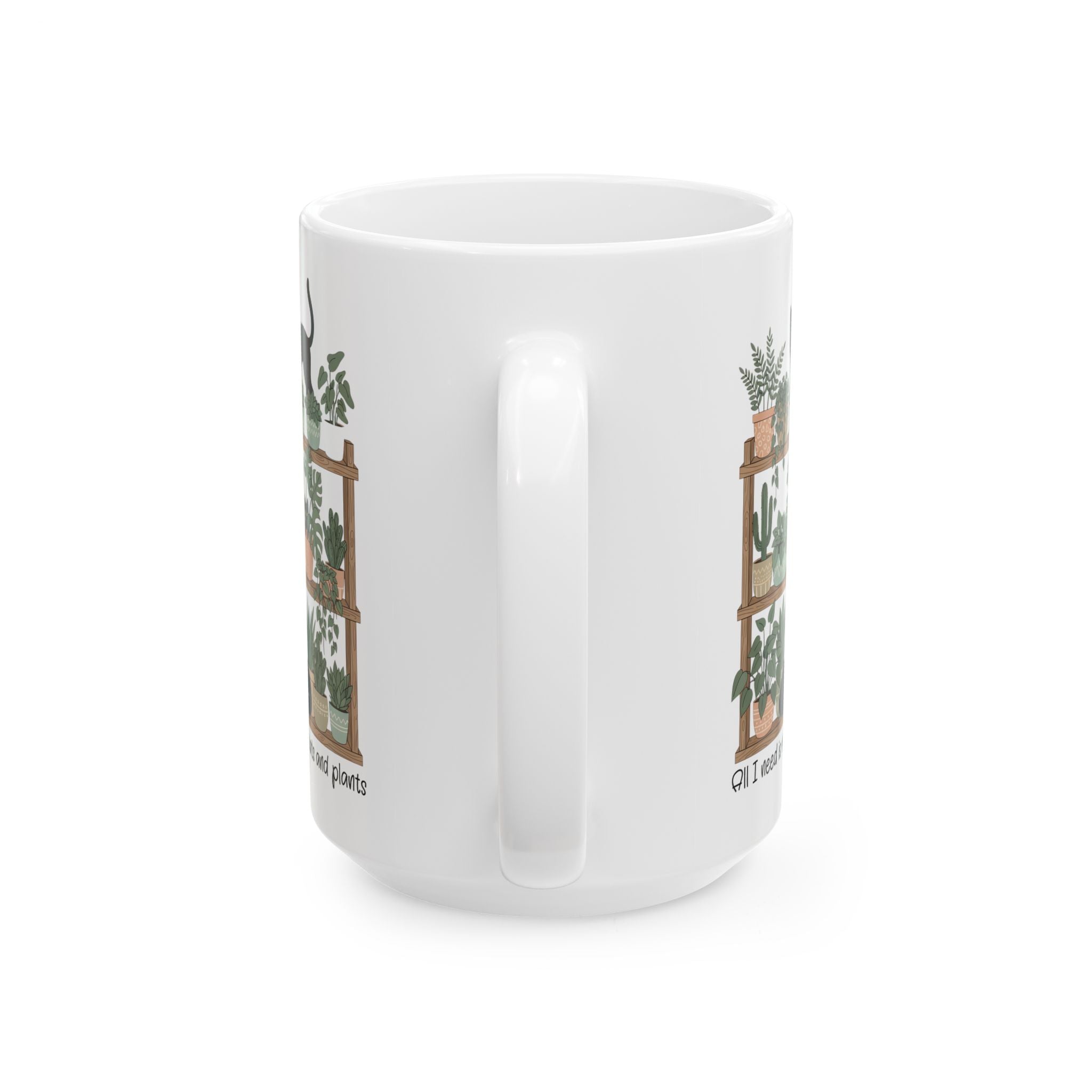 All I Need Is My Cats and Plants Mug | Cat Mom Gift