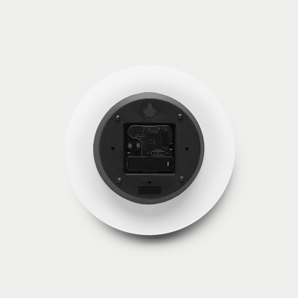 Mountain River Acrylic Wall Clock — Watercolor Landscape Home Decor