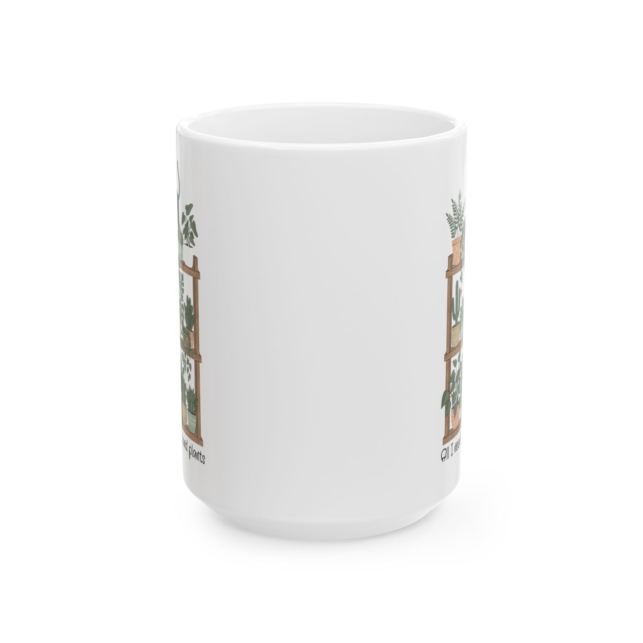 All I Need Is My Cats and Plants Mug | Cat Mom Gift