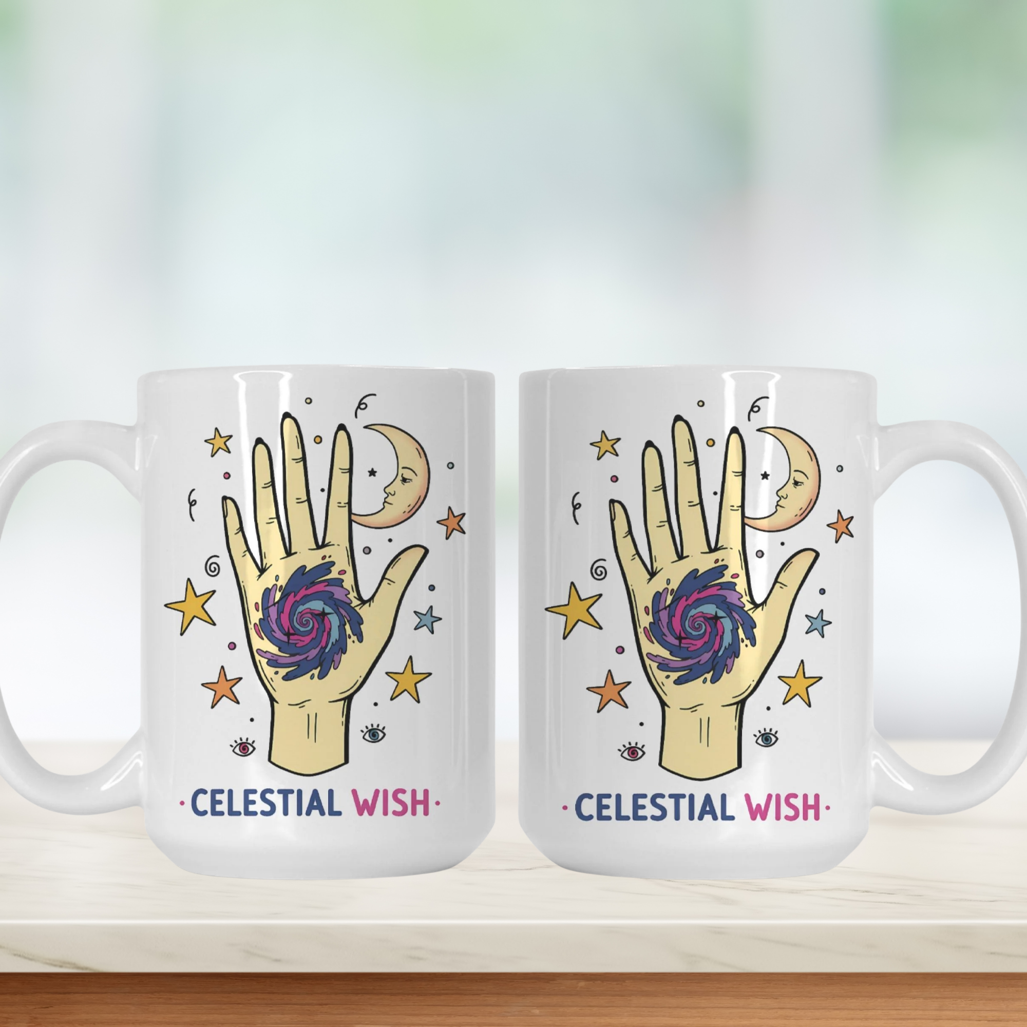 Celestial Wish Mug Deluxe 15oz.