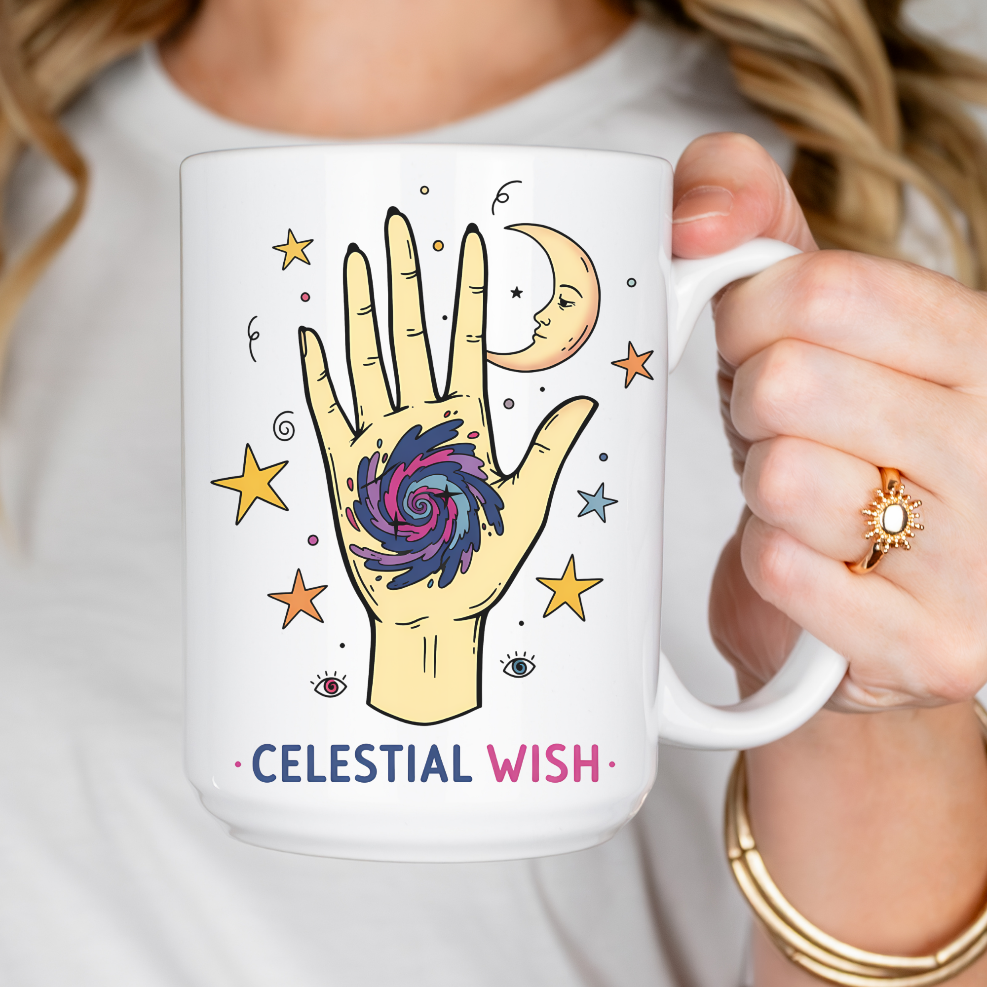 Celestial Wish Mug Deluxe 15oz.