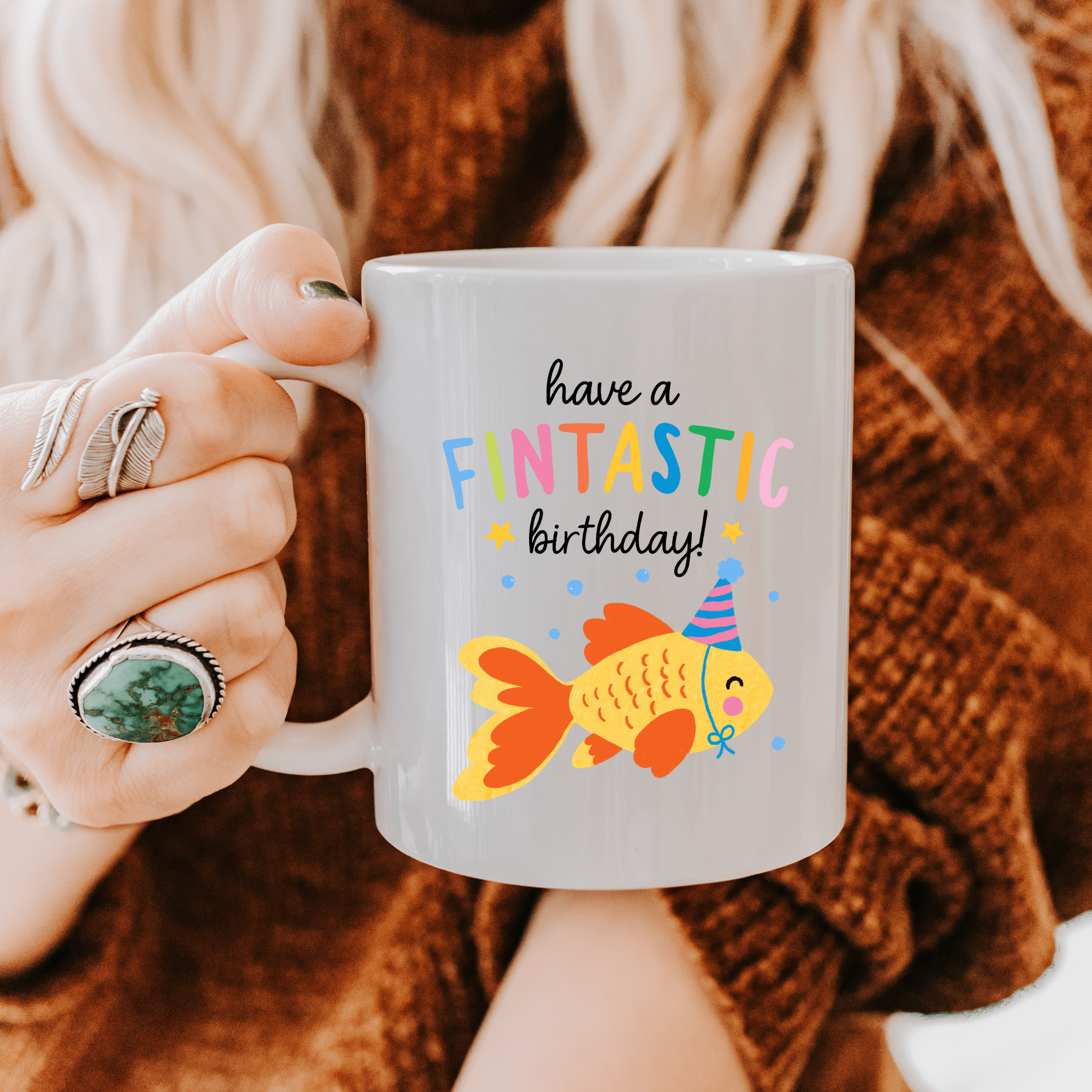 Fish Fintastic Birthday Mug 11oz or 15oz