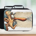 insulated lunch bag with a cartoon character design on a white background