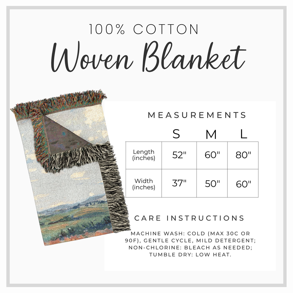 Personalized Chocolate Labrador In Wildflowers Woven Blanket | Dog Tapestry Throw