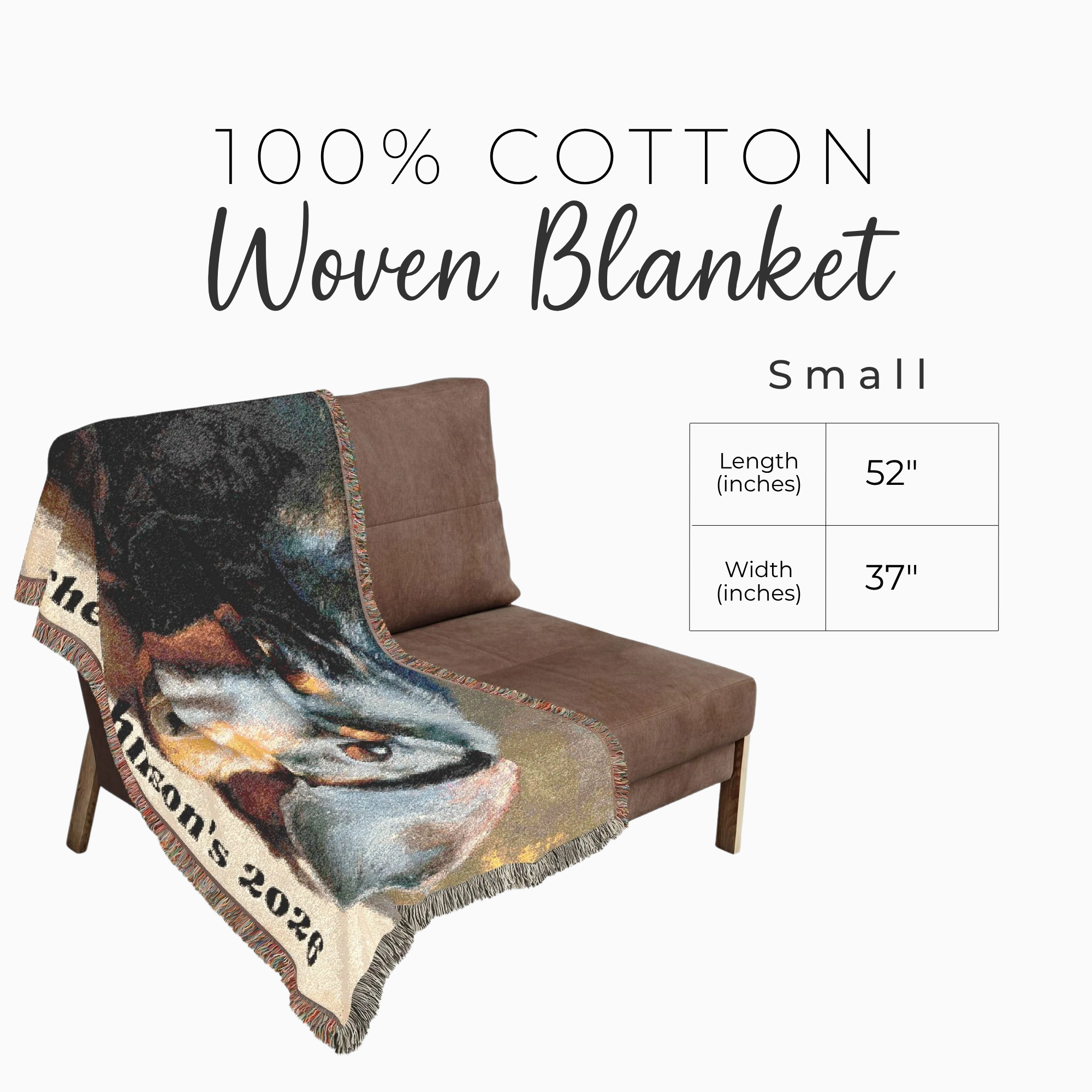 Personalized Dachshund Woven Blanket  Custom Name & Year