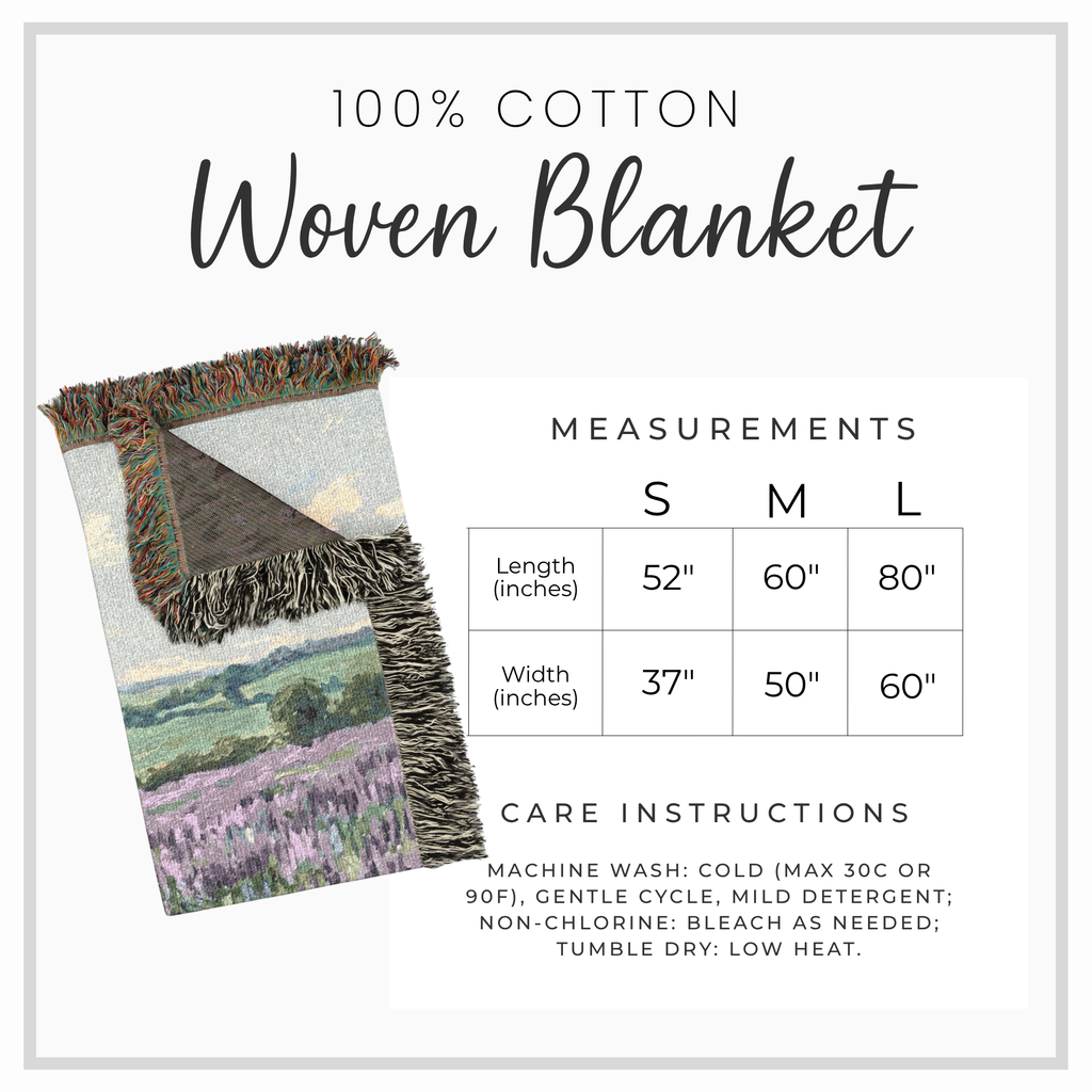 Personalized Old English Sheepdog In Wildflowers Woven Blanket | Dog Tapestry Throw