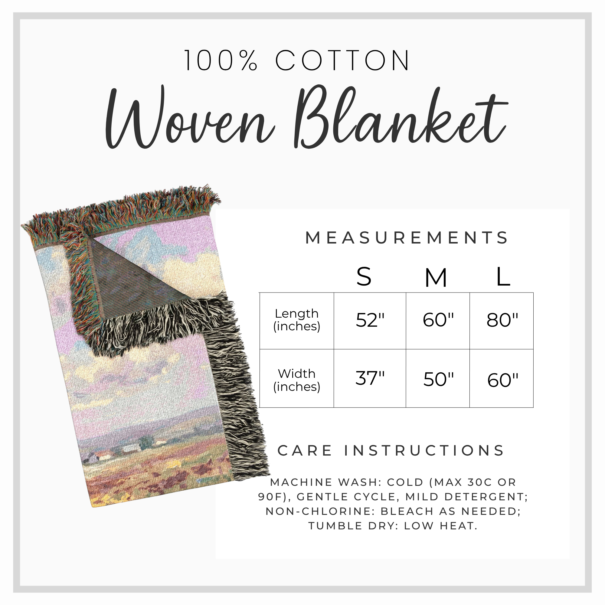 Personalized Springer Spaniel In Wildflowers Woven Blanket | Dog Tapestry Throw