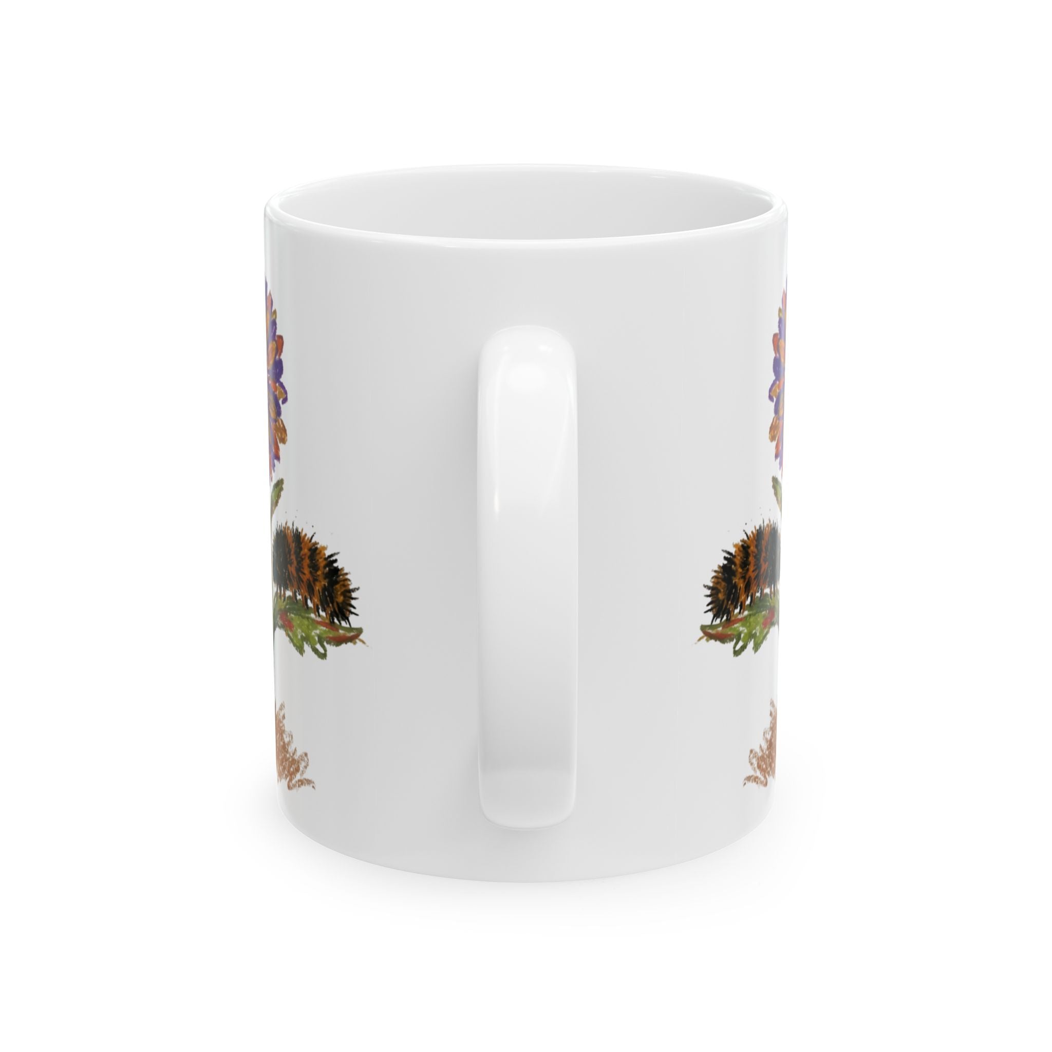 Personalized Floral Caterpillar Teacher Mug