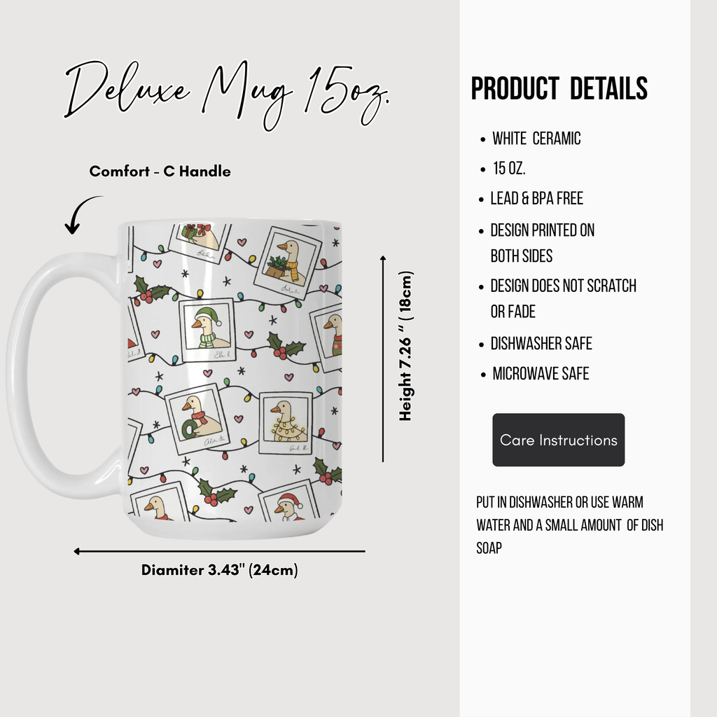 Silly Goose Snapshot Mug Deluxe 15oz.