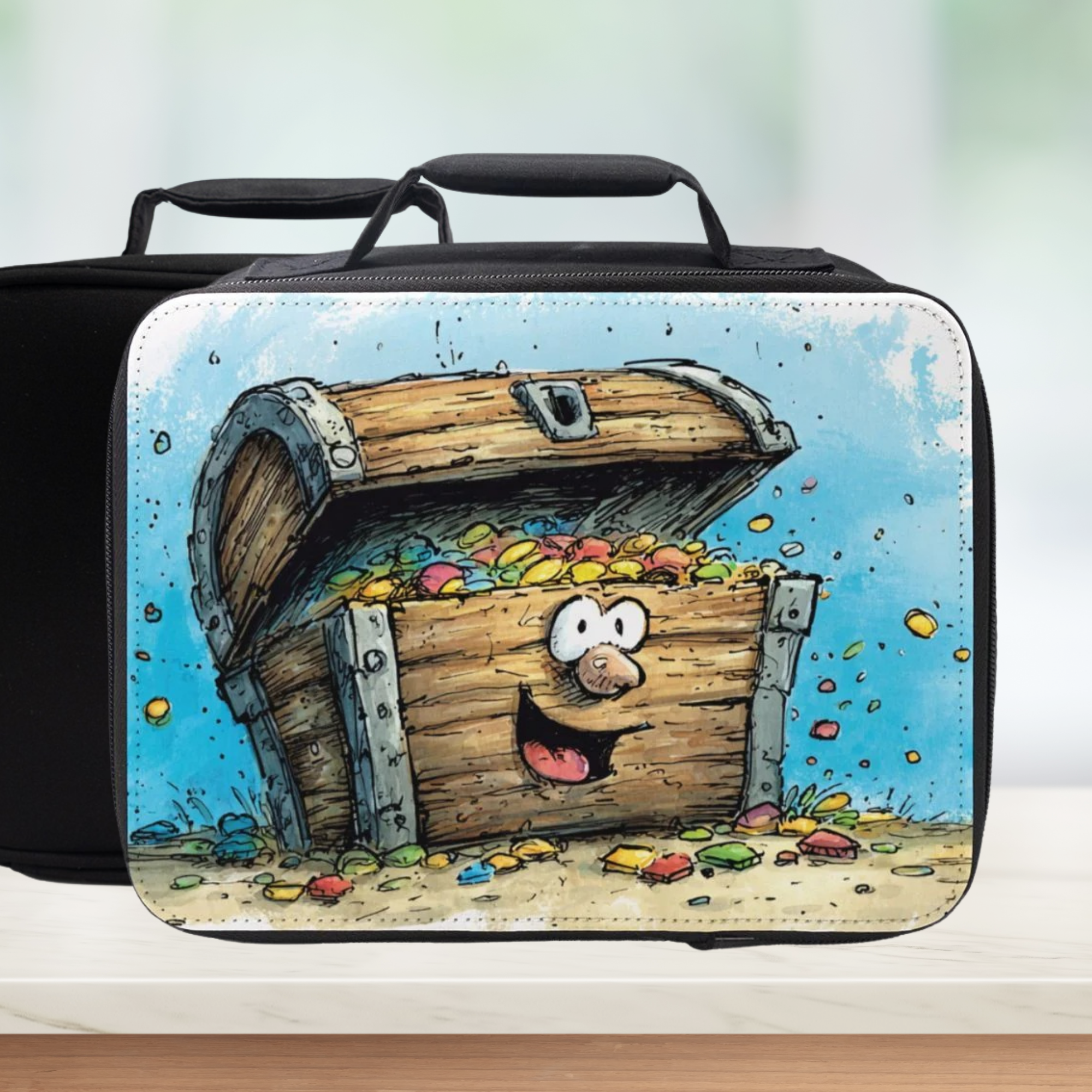 The Sunken Treasure Lunch Bag - Cartoon Art Lunchbox