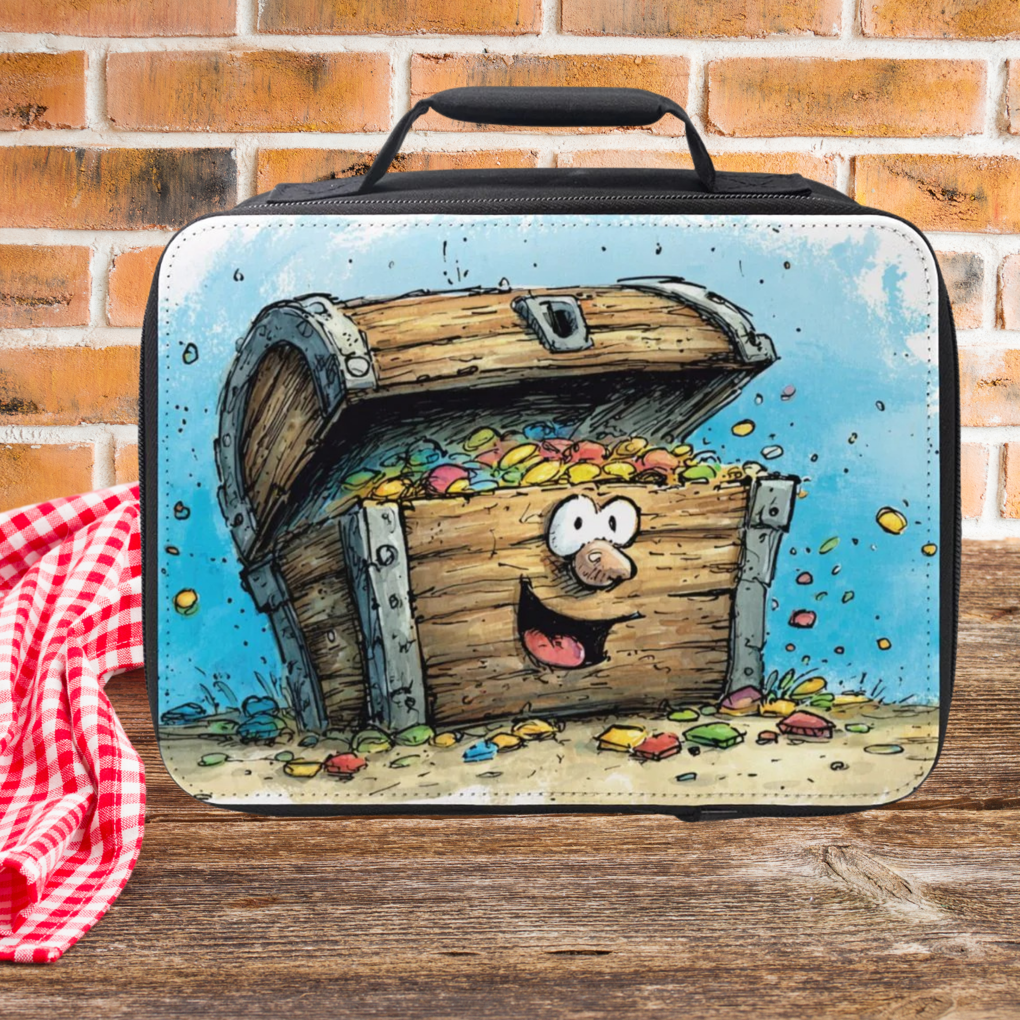 The Sunken Treasure Lunch Bag - Cartoon Art Lunchbox