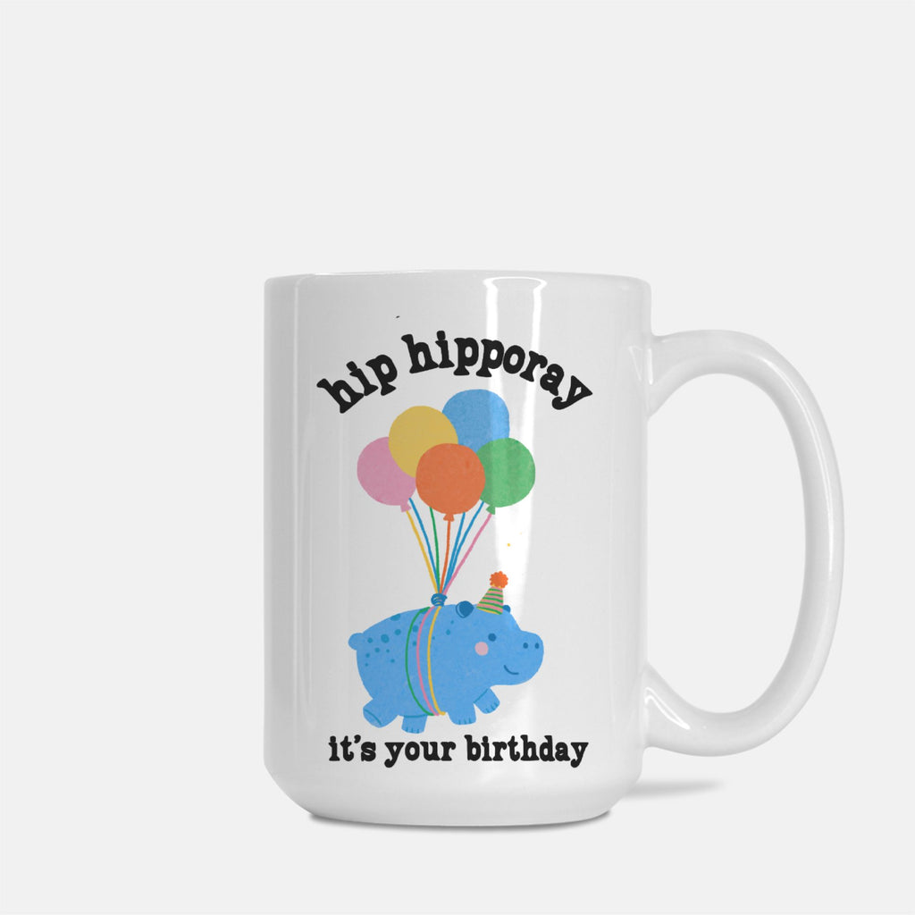 Hippo Birthday Mug 11oz. or 15oz.
