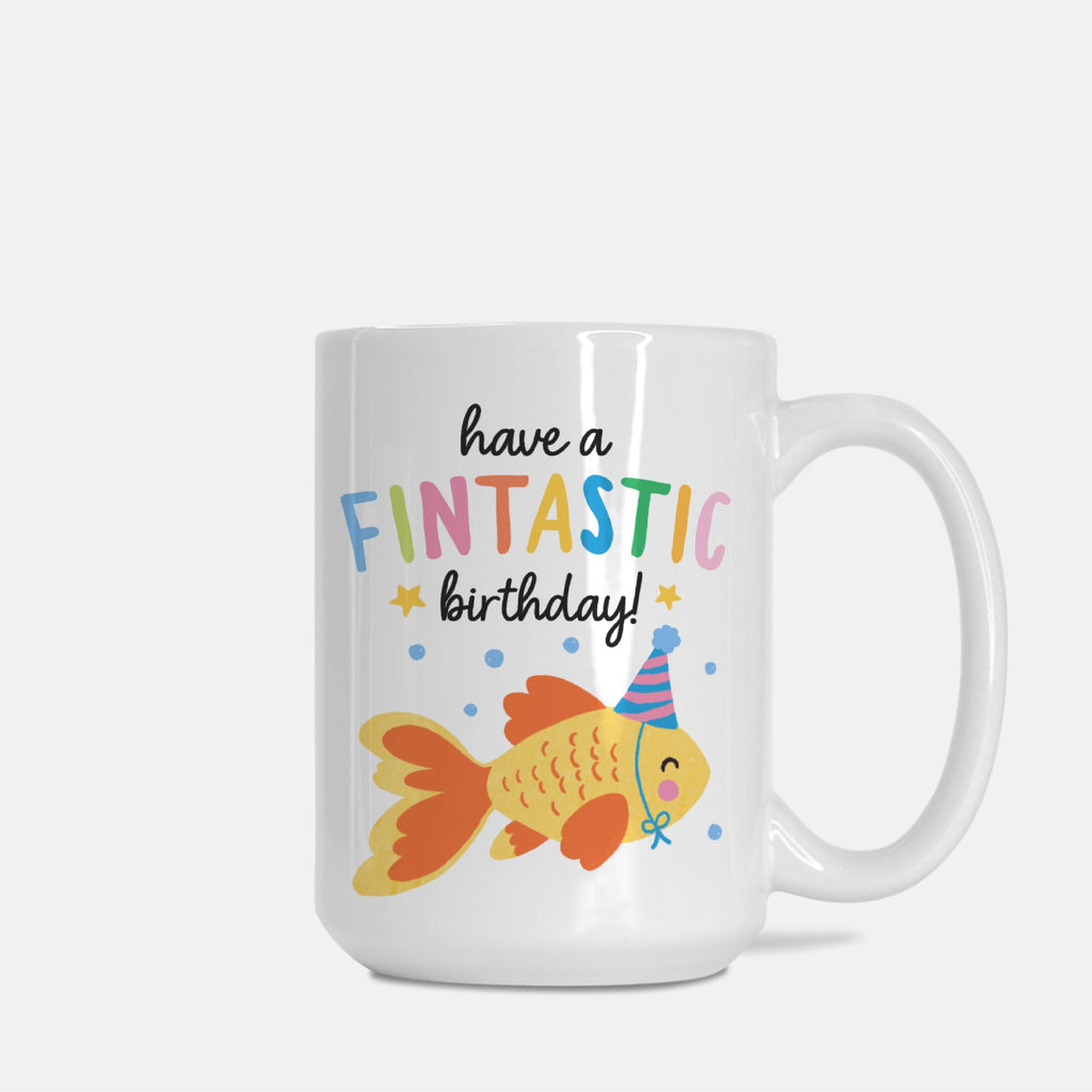 Fish Fintastic Birthday Mug 11oz or 15oz