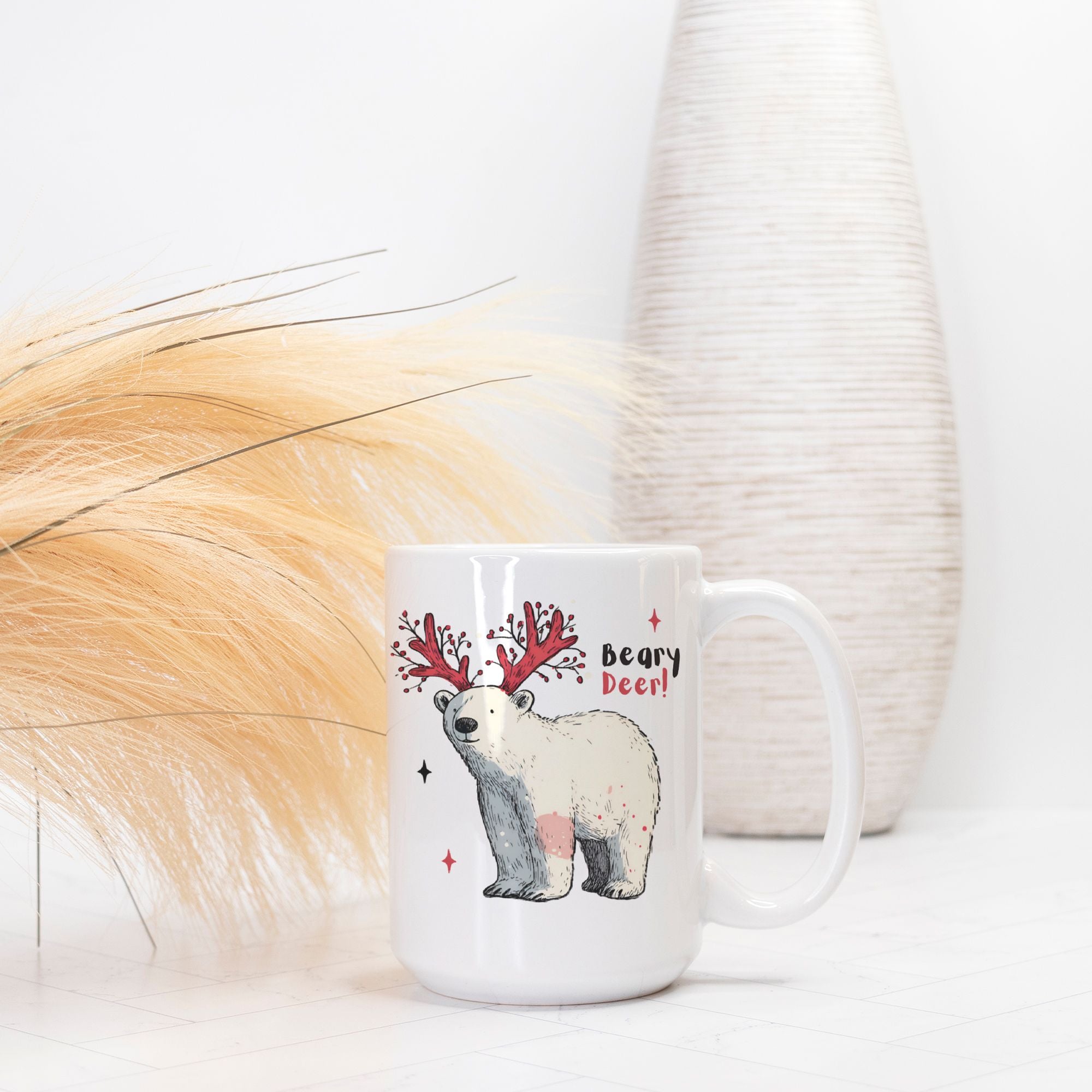Christmas Polar Bear - Beary Dear Mug Deluxe 15oz.
